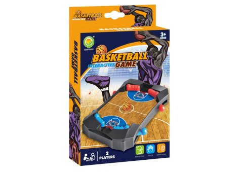 Gra Zręcznościowa Mini Koszykówka Czerwona LEAN TOYS Gra Zręcznościowa Mini Koszykówka Czerwona LEAN TOYS