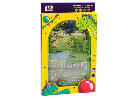 Gra Zręcznościowa Pinball Dinozaury Stojak Zielony LEAN Toys Gra Zręcznościowa Pinball Dinozaury Stojak Zielony LEAN Toys