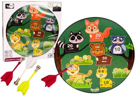 Gra Zręcznościowa w Rzutki Magnetyczna Zwierzątka Zielona LEAN Toys Gra Zręcznościowa w Rzutki Magnetyczna Zwierzątka Zielona LEAN Toys