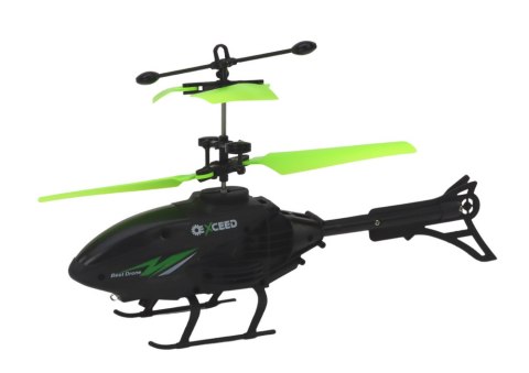 Helikopter Sterowany Dłonią Opaska Czarno-Zielony LEAN Toys Helikopter Sterowany Dłonią Opaska Czarno-Zielony LEAN Toys