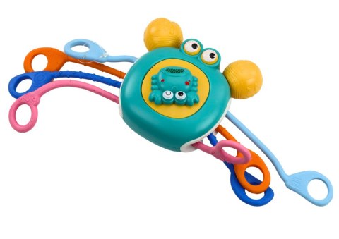 Interaktywny Sensoryczny Krab Edukacyjny Gryzak Dla Dzieci LEAN TOYS Interaktywny Sensoryczny Krab Edukacyjny Gryzak Dla Dzieci LEAN TOYS