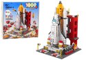 Klocki Konstrukcyjne Rakieta Kosmiczna 6w1 Kosmos Pojazdy 1000 ele. LEAN Toys