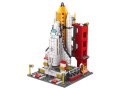 Klocki Konstrukcyjne Rakieta Kosmiczna 6w1 Kosmos Pojazdy 1000 ele. LEAN Toys