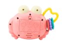 Krab Aparat Grzechotka Projektor Na Baterie Dźwięki Różowy LEAN TOYS