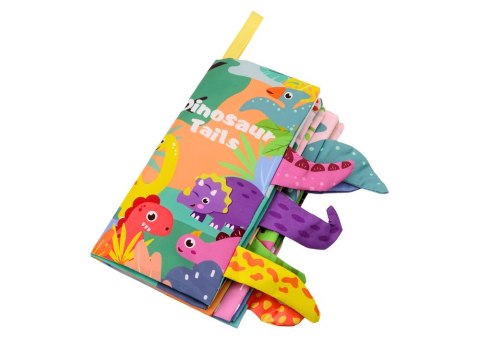 Książeczka Miękka Zwierzęta Dinozaury Szeleszcząca Kolorowa LEAN Toys Książeczka Miękka Zwierzęta Dinozaury Szeleszcząca Kolorowa LEAN Toys