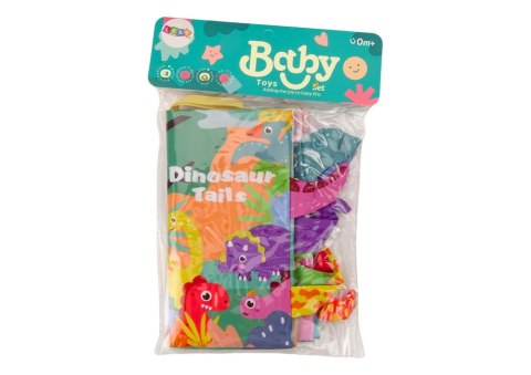 Książeczka Miękka Zwierzęta Dinozaury Szeleszcząca Kolorowa LEAN Toys Książeczka Miękka Zwierzęta Dinozaury Szeleszcząca Kolorowa LEAN Toys