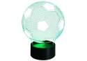 Lampka Bezprzewodowa Statuetka Piłka 3D LED Pilot LEAN Toys