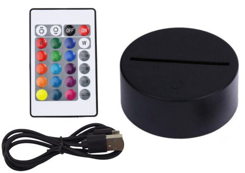 Lampka Bezprzewodowa Statuetka Piłka 3D LED Pilot LEAN Toys Lampka Bezprzewodowa Statuetka Piłka 3D LED Pilot LEAN Toys