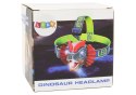Latarka Czołówka Dinozaur Regulowana Opaska 3 Diody Led LEAN Toys