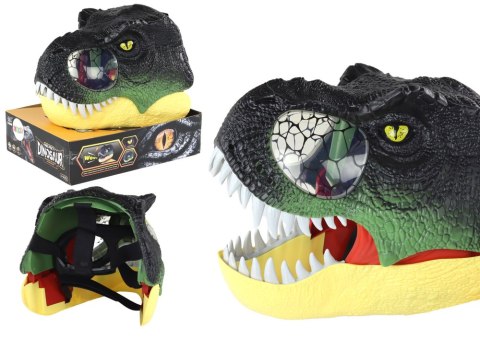 Maska Dinozaura Regulowana Opaska Światła Dźwięki Czarna LEAN Toys Maska Dinozaura Regulowana Opaska Światła Dźwięki Czarna LEAN Toys