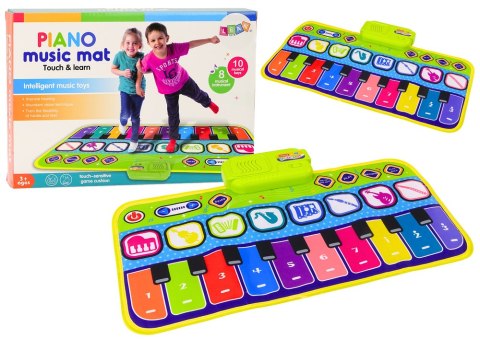 Mata Taneczna Interaktywna Pianinko Instrumenty 60cm x 30cm LEAN Toys Mata Taneczna Interaktywna Pianinko Instrumenty 60cm x 30cm LEAN Toys