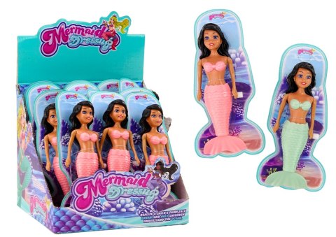 Nakręcana Pływająca Syrenka Do Wody Turkusowa Różowa Do Kąpieli Lalka MIX LEAN TOYS Nakręcana Pływająca Syrenka Do Wody Turkusowa Różowa Do Kąpieli Lalka MIX LEAN TOYS