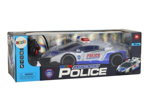 Policyjne Auto Sportowe Zdalnie Sterowane RC Skala 1:16 Światła LEAN Toys Policyjne Auto Sportowe Zdalnie Sterowane RC Skala 1:16 Światła LEAN Toys