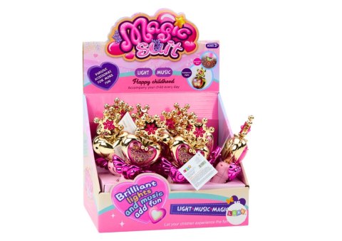 Różdżka Księżniczki Kolorowe Światła Dźwięki Różowa LEAN Toys Różdżka Księżniczki Kolorowe Światła Dźwięki Różowa LEAN Toys