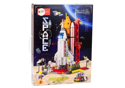 Statek Kosmiczny Klocki Konstrukcyjne Kosmos Rakieta Platforma Startowa 500 el. LEAN Toys Statek Kosmiczny Klocki Konstrukcyjne Kosmos Rakieta Platforma Startowa 500 el. LEAN Toys