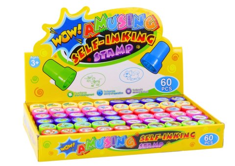 Stempelek Ozdobny 12 Wzorów Zwierząt Wodnych 6 Kolorów LEAN TOYS Stempelek Ozdobny 12 Wzorów Zwierząt Wodnych 6 Kolorów LEAN TOYS