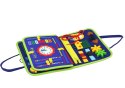 Tablica Filcowa Sensoryczna Manipulacyjna Edukacyjna Niebieska LEAN Toys