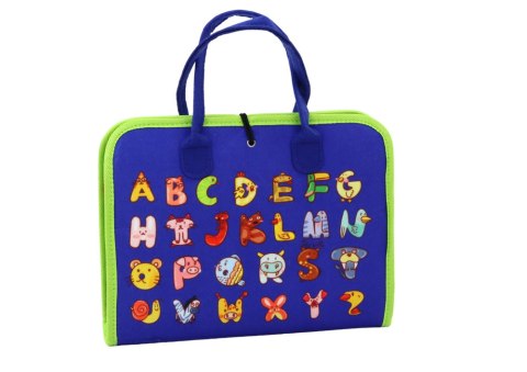 Tablica Filcowa Sensoryczna Manipulacyjna Edukacyjna Niebieska LEAN Toys Tablica Filcowa Sensoryczna Manipulacyjna Edukacyjna Niebieska LEAN Toys