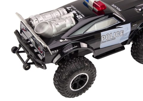 Terenowy Samochód Policyjny Zdalnie Sterowany RC 1:8 LEAN Toys Terenowy Samochód Policyjny Zdalnie Sterowany RC 1:8 LEAN Toys