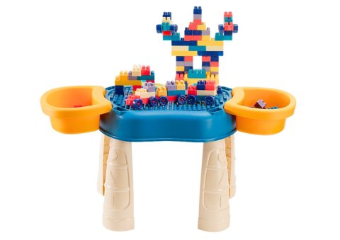 Wielofunkcyjny Stolik 4w1 Klocki Łowienie Ryb Rysowanie Niebieski LEAN Toys Wielofunkcyjny Stolik 4w1 Klocki Łowienie Ryb Rysowanie Niebieski LEAN Toys