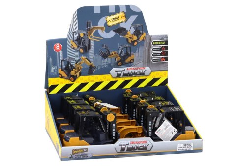 Wózek Widłowy Z Hakiem Regulowany Napęd Frykcyjny Żółty LEAN Toys Wózek Widłowy Z Hakiem Regulowany Napęd Frykcyjny Żółty LEAN Toys