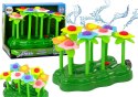 Zabawka Ogrodowa Wodna Kwiatki Zraszacz Fontanna Dla Dzieci Podświetlenie LEAN Toys