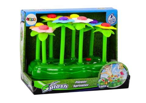 Zabawka Ogrodowa Wodna Kwiatki Zraszacz Fontanna Dla Dzieci Podświetlenie LEAN Toys Zabawka Ogrodowa Wodna Kwiatki Zraszacz Fontanna Dla Dzieci Podświetlenie LEAN Toys