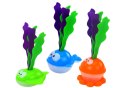 Zabawki Do Kąpieli Sitko Kosz 2w1 Rekin Rybki z Glonami LEAN Toys