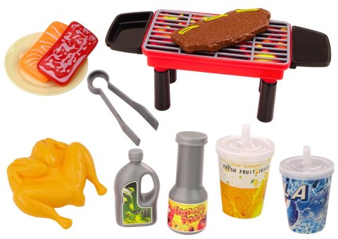 Zestaw Do Grilla Warzywa Figurki Grill BBQ Party 37 ele. LEAN Toys Zestaw Do Grilla Warzywa Figurki Grill BBQ Party 37 ele. LEAN Toys