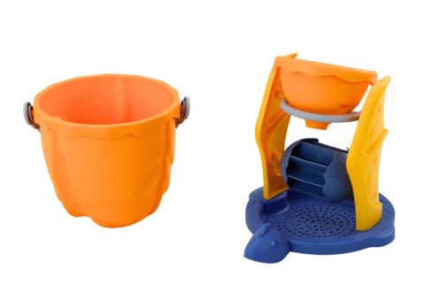 Zestaw Do Piasku Dinozaur Lejek Młynek Foremki Łopatka 7 ele. LEAN Toys Zestaw Do Piasku Dinozaur Lejek Młynek Foremki Łopatka 7 ele. LEAN Toys
