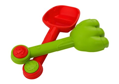 Zestaw Do Piasku Dinozaur Młynek Lejek Łopatka Grabki Konewka Foremki LEAN Toys Zestaw Do Piasku Dinozaur Młynek Lejek Łopatka Grabki Konewka Foremki LEAN Toys