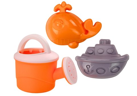Zestaw Do Piasku Duży Młynek Łopatka Grabki Konewka Foremki LEAN Toys Zestaw Do Piasku Duży Młynek Łopatka Grabki Konewka Foremki LEAN Toys