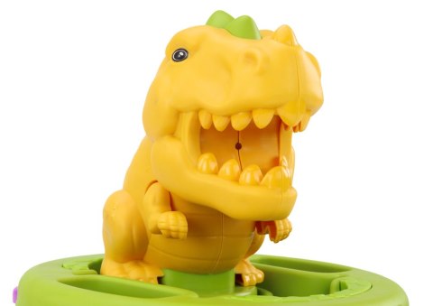 Zestaw Do Piasku Wiaderko Łopatka Grabki Foremki Dinozaury LEAN Toys Zestaw Do Piasku Wiaderko Łopatka Grabki Foremki Dinozaury LEAN Toys