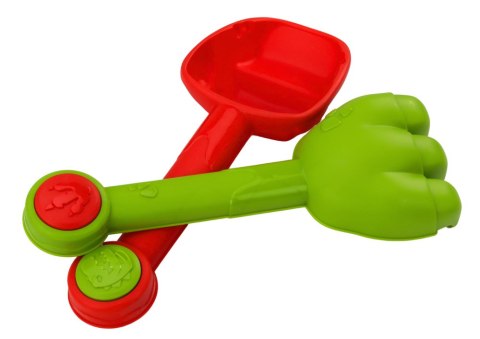 Zestaw Do Piasku Wiaderko Z Prysznicem Łopatka Grabki Foremki Dinozaury LEAN Toys Zestaw Do Piasku Wiaderko Z Prysznicem Łopatka Grabki Foremki Dinozaury LEAN Toys