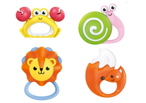 Zestaw Grzechotek Gryzaczków Dla Niemowląt Zwierzątka 8 Szt LEAN Toys Zestaw Grzechotek Gryzaczków Dla Niemowląt Zwierzątka 8 Szt LEAN Toys