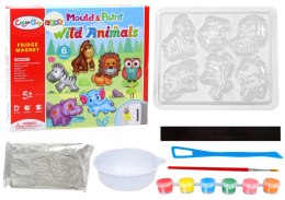 Zestaw Kreatywny DIY Magnesy z Gipsu Zwierzątka LEAN Toys