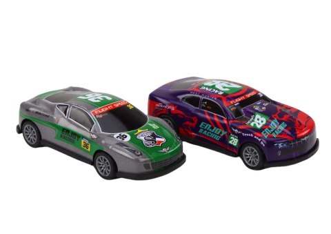 Zestaw Samochodzików Resoraki Autka Sportowe Wyścigowe 1:64 10 szt. LEAN Toys Zestaw Samochodzików Resoraki Autka Sportowe Wyścigowe 1:64 10 szt. LEAN Toys