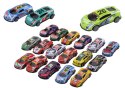 Zestaw Samochodzików Resoraki Autka Sportowe Wyścigowe 1:64 20 szt LEAN Toys