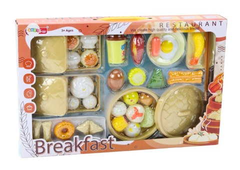 Zestaw Śniadaniowy Pojemniki Warzywa Potrawy 38 Elementów LEAN Toys Zestaw Śniadaniowy Pojemniki Warzywa Potrawy 38 Elementów LEAN Toys