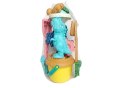 Zestaw Zabawek Do Piasku Młynek Wiaderko Foremki Dinozaury LEAN Toys