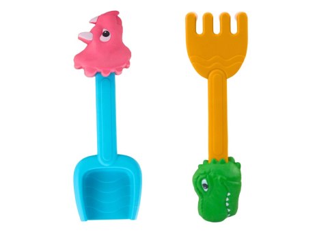 Zestaw Zabawek Do Piasku Toczka Sześć Foremek Konewka Dinozaury LEAN Toys Zestaw Zabawek Do Piasku Toczka Sześć Foremek Konewka Dinozaury LEAN Toys