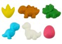 Zestaw Zabawek Do Piasku Toczka Sześć Foremek Konewka Dinozaury LEAN Toys