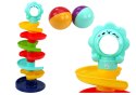 Zjeżdżalnia Tor Dla Kulek Spiralna Wieża Kolorowa LEAN Toys