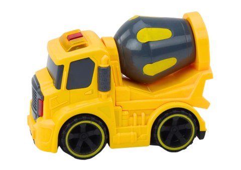 Autko Betoniarka Obracana Napęd Światła Dźwięki Żółta LEAN Toys Autko Betoniarka Obracana Napęd Światła Dźwięki Żółta LEAN Toys