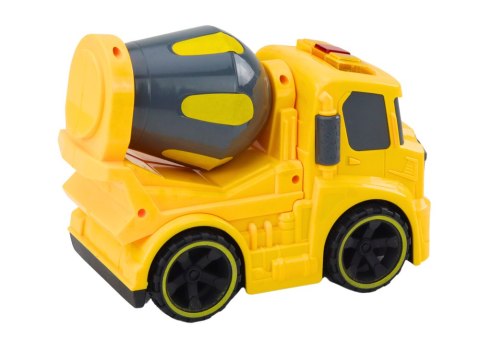 Autko Betoniarka Obracana Napęd Światła Dźwięki Żółta LEAN Toys Autko Betoniarka Obracana Napęd Światła Dźwięki Żółta LEAN Toys