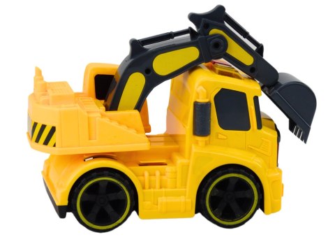 Autko Koparka Regulowana Łyżka Napęd Światła Dźwięki Żółta LEAN Toys Autko Koparka Regulowana Łyżka Napęd Światła Dźwięki Żółta LEAN Toys