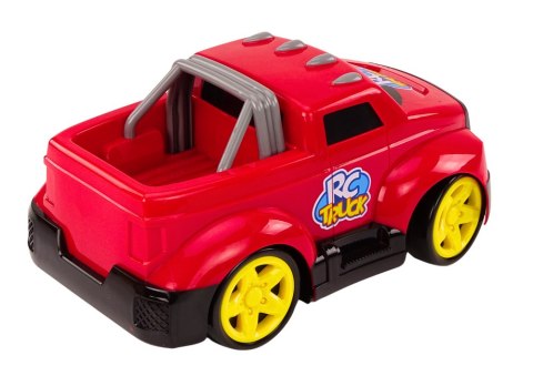 Autko Kreskówkowe Zdalnie Sterowane Światła Dźwięki Czerwony LEAN Toys Autko Kreskówkowe Zdalnie Sterowane Światła Dźwięki Czerwony LEAN Toys