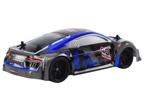 Autko Zdalnie Sterowane RC 1:18 Gumowe Koła Drift Niebieski LEAN Toys Autko Zdalnie Sterowane RC 1:18 Gumowe Koła Drift Niebieski LEAN Toys