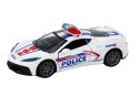Auto Radiowóz Samochód Policyjny Metalowy 1:32 Napęd Mix LEAN TOYS