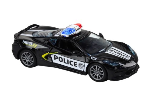 Auto Radiowóz Samochód Policyjny Metalowy 1:32 Napęd Mix LEAN TOYS Auto Radiowóz Samochód Policyjny Metalowy 1:32 Napęd Mix LEAN TOYS